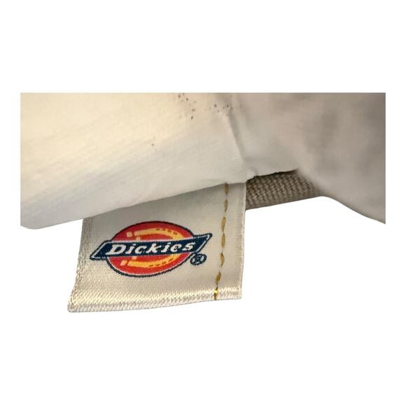 Dickies Girl Vintage Khaki 5 Pocket Skinny Pant Low Rise Straight Fit L20 - Picture 7 of 10